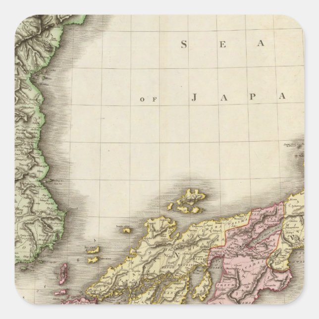 Adesivo Quadrado Japão 9 (Frente)