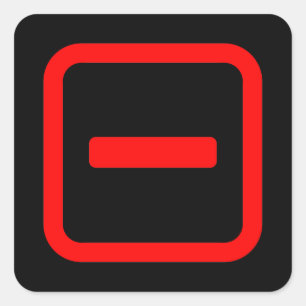 Adesivo Quadrado Japonês Número Um 一 Físico Ichi 】 Kanji