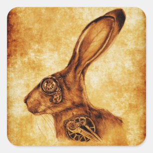 ADESIVO QUADRADO JAQUE DE STEAMPUNK