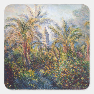 Adesivo Quadrado Jardim de Claude Monet   em Bordighera