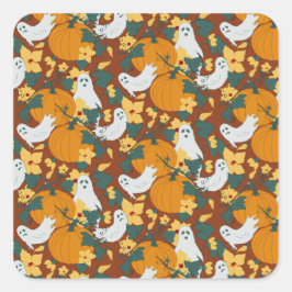 Adesivo Quadrado Jardim Fantástico