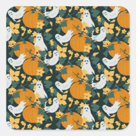 Adesivo Quadrado Jardim Fantástico