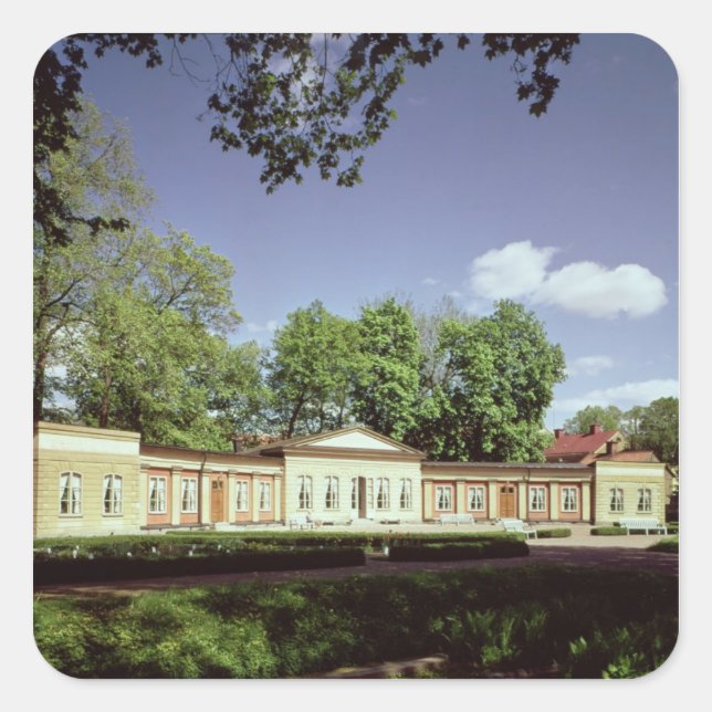 Adesivo Quadrado Jardins Botânicos (Frente)