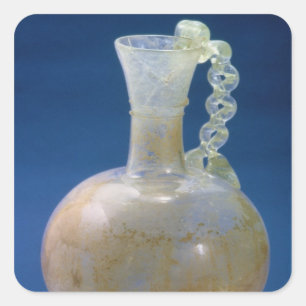 Adesivo Quadrado Jarro de vidro, romano, século 3