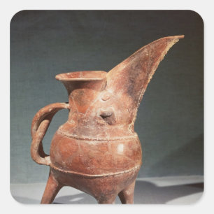 Adesivo Quadrado jarro Três-equipado com pernas de "Kuei", de