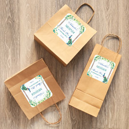 Adesivo Quadrado Jasmim de pavão floresce arco casamento indiano me