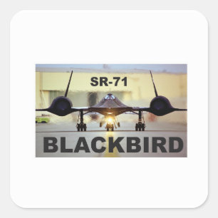 Adesivo Quadrado jato quente de preto