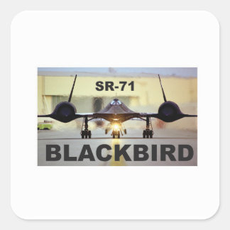 Adesivo Quadrado jato quente de preto