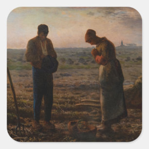 Adesivo Quadrado Jean-Francois Millet - Angelus