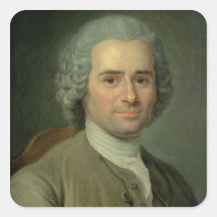 Adesivo Quadrado Jean-Jacques Rousseau