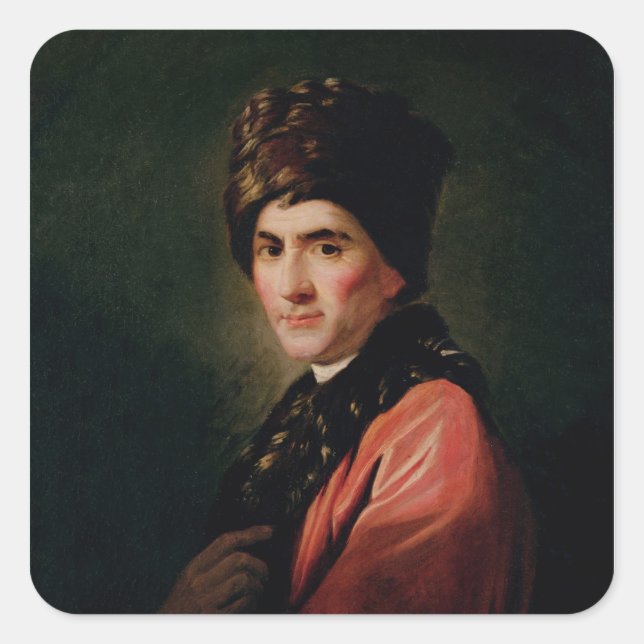 Adesivo Quadrado Jean-jacques Rousseau (Frente)