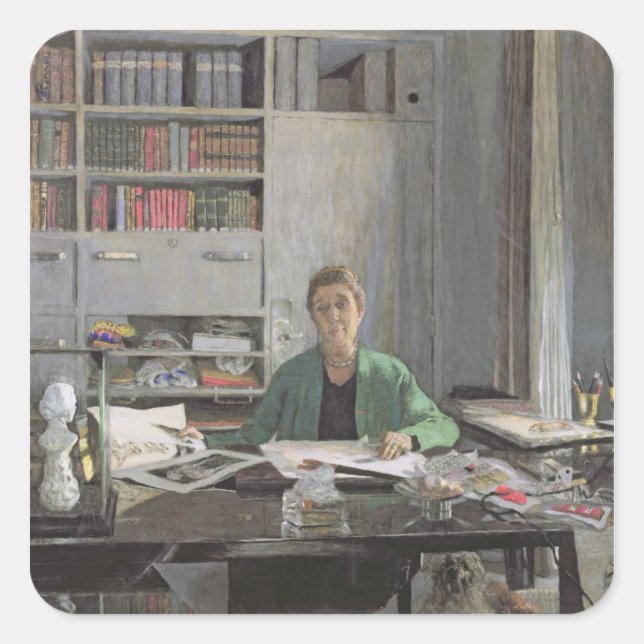 Adesivo Quadrado Jeanne Lanvin, c.1933 (Frente)