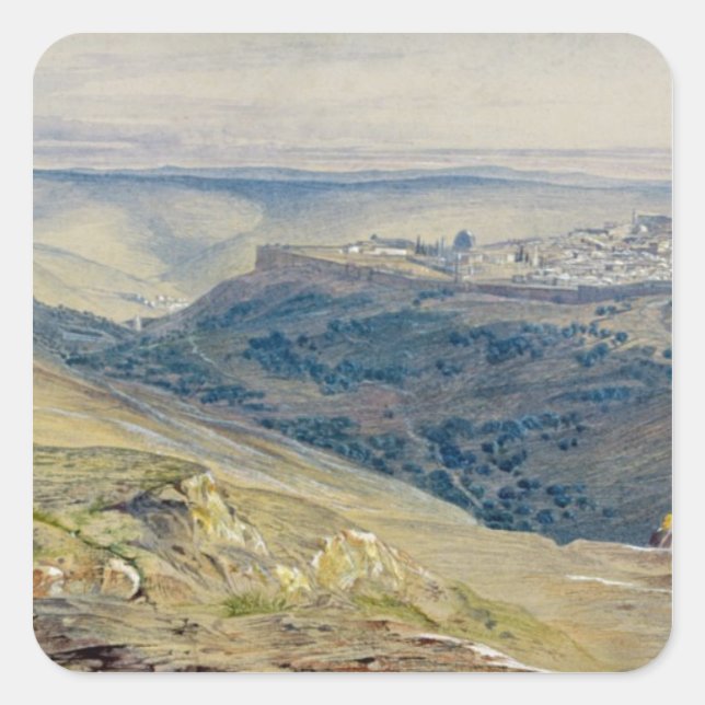 Adesivo Quadrado Jerusalém (Frente)