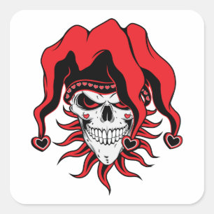 Adesivo Quadrado Jester of Love