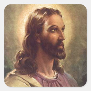 Adesivo Quadrado Jesus