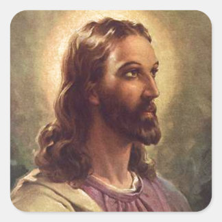 Adesivo Quadrado Jesus