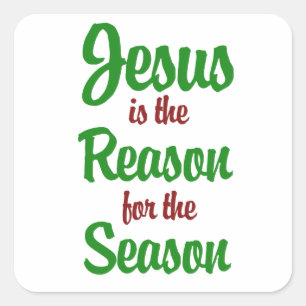 Adesivo Quadrado Jesus é a razão da temporada