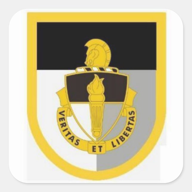 Adesivo Quadrado JFK Special Warfare Training Center Flash Stickers (Frente)