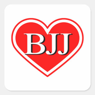 Adesivo Quadrado Jiu Jitsu