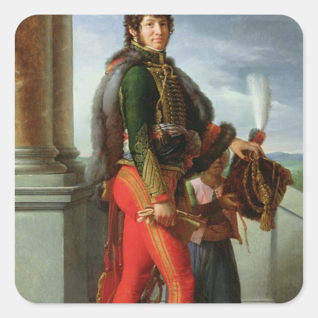 Adesivo Quadrado Joachim Murat 1801 (Frente)