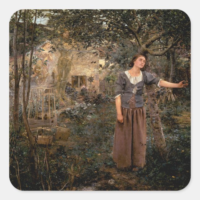 Adesivo Quadrado joan de arco (Frente)