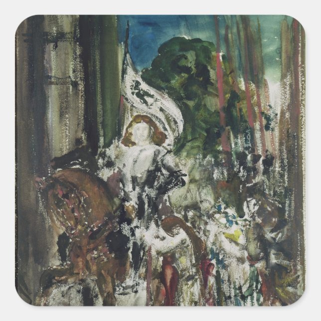 Adesivo Quadrado Joan of Arc (Frente)