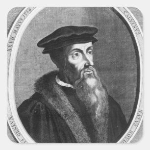 Adesivo Quadrado João Calvino