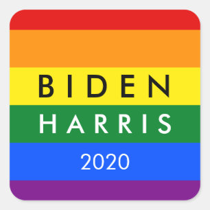 Adesivo Quadrado Joe Biden Kamala Harris 2020