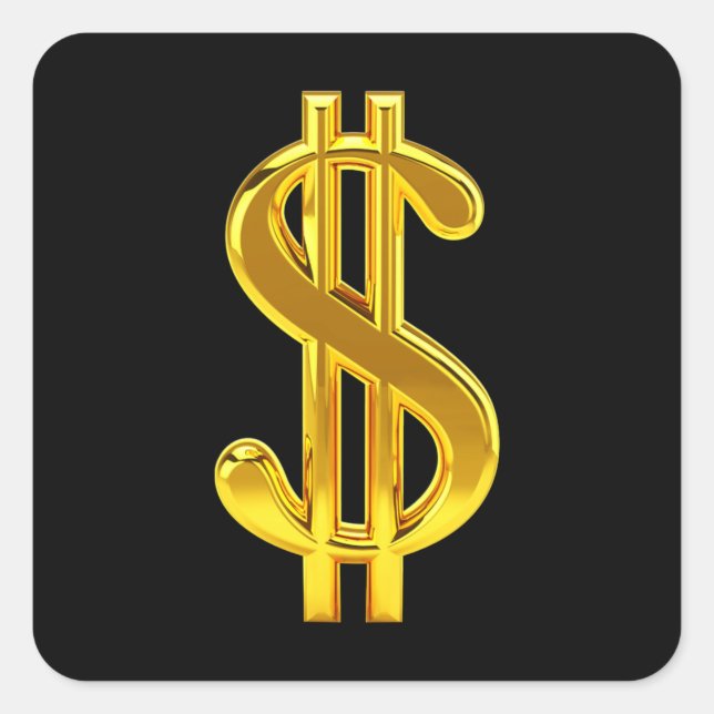 Adesivo Quadrado jogo legal dourado (Frente)