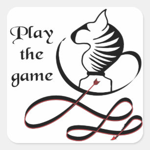 Adesivo Quadrado Jogue a Torrada GAME