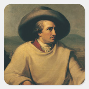 Adesivo Quadrado Johann Wolfgang von Goethe
