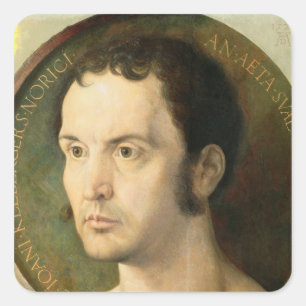 Adesivo Quadrado Johannes Kleberger, envelhecido 40, 1526
