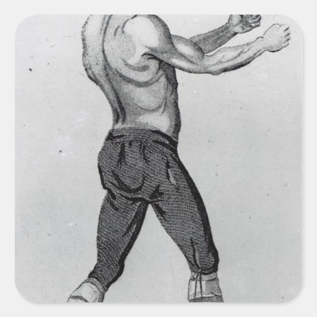 Adesivo Quadrado John Broughton (Frente)