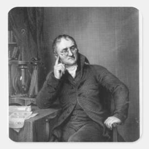 Adesivo Quadrado John Dalton