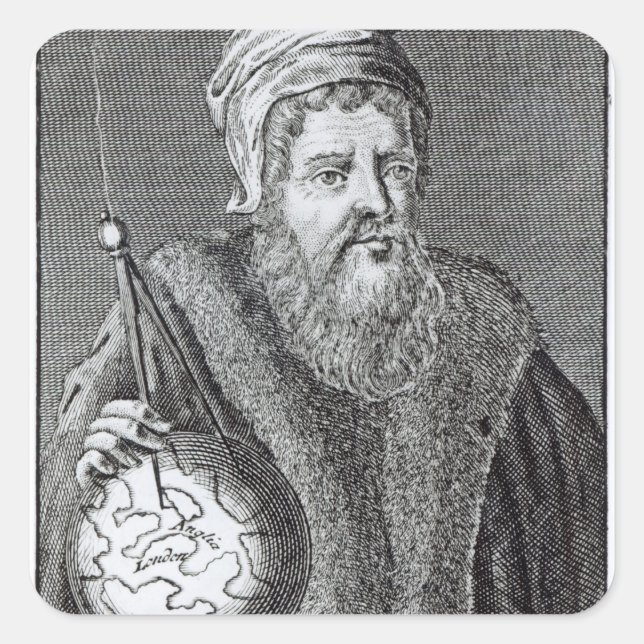 Adesivo Quadrado John Dee a Londoner (Frente)