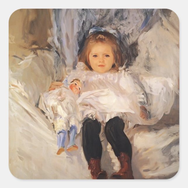 Adesivo Quadrado John Singer Sargent- Ruth Sears Bacon (Frente)