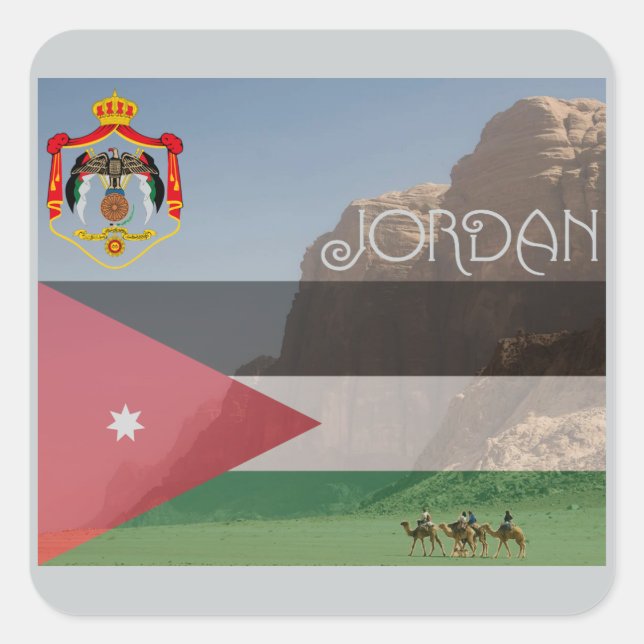 Adesivo Quadrado Jordan Sticker (Frente)