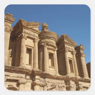 Adesivo Quadrado Jordânia, Petra, O Mosteiro, Al Deir. 2