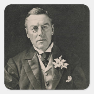 Adesivo Quadrado Joseph Chamberlain