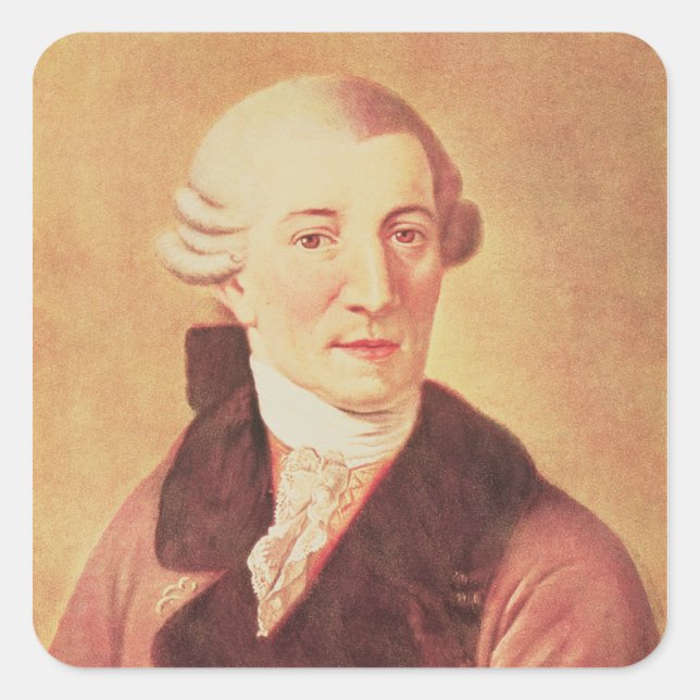 Adesivo Quadrado Joseph Haydn (Frente)