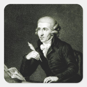 Adesivo Quadrado Joseph Haydn c.1770