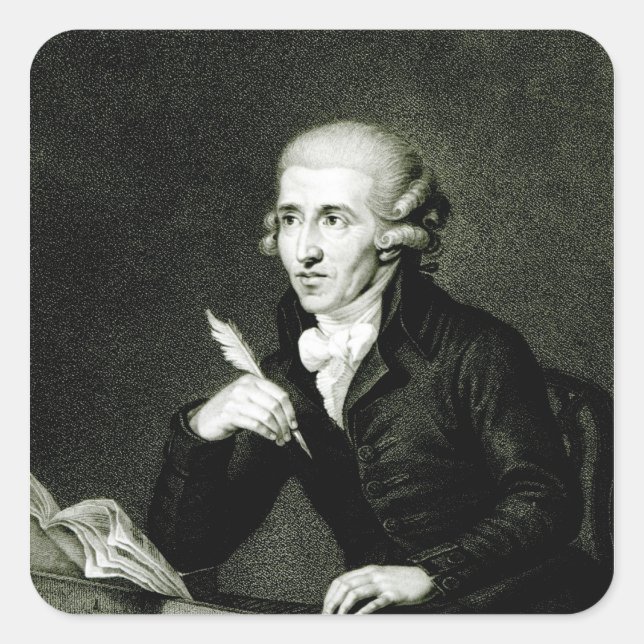 Adesivo Quadrado Joseph Haydn c.1770 (Frente)