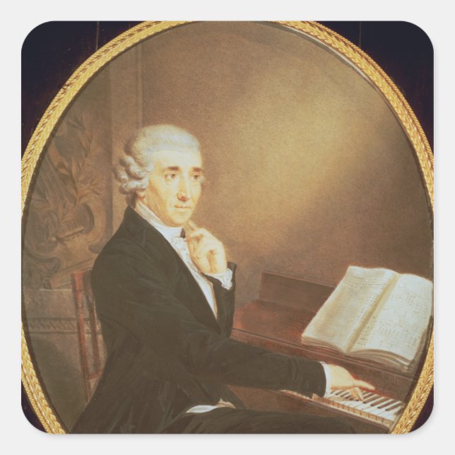 Adesivo Quadrado Joseph Haydn c.1795 (Frente)