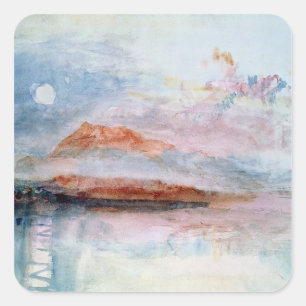 Adesivo Quadrado Joseph Mallord William Turner   Righi, depois de