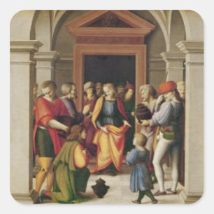 Adesivo Quadrado Joseph recebe seus irmãos, C. 1515