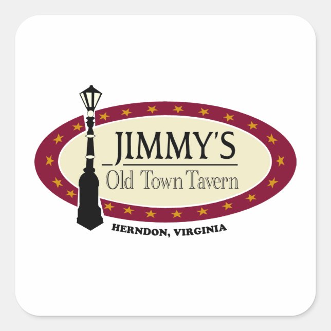 Adesivo Quadrado JOTT Sticker (Frente)