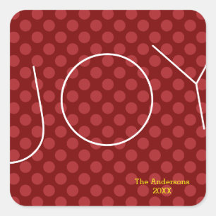 Adesivo Quadrado Joy Mod Dots - Sticker Quadrado