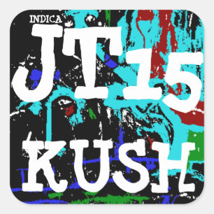 ADESIVO QUADRADO JT15 INDICA KUSH
