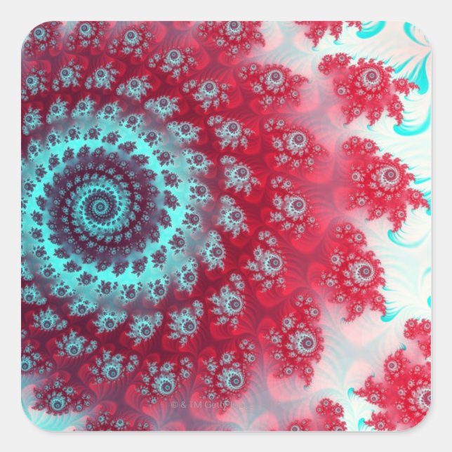 Adesivo Quadrado Julia Fractel (Frente)