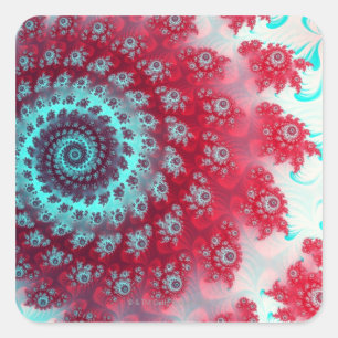 Adesivo Quadrado Julia Fractel